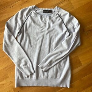 Periwinkle Kersh Pullover Crewneck Sweater M Canadian soft two toned lightweight